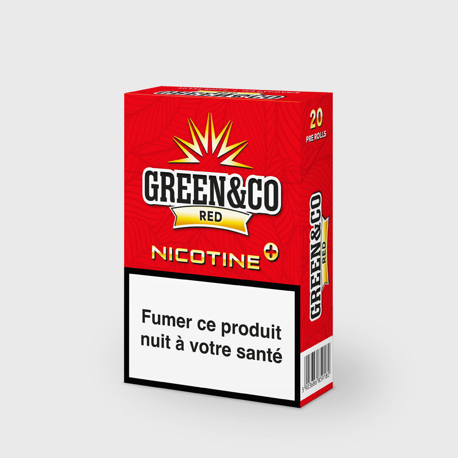 CIGARETTES GREEN&CO AVEC NICOTINE