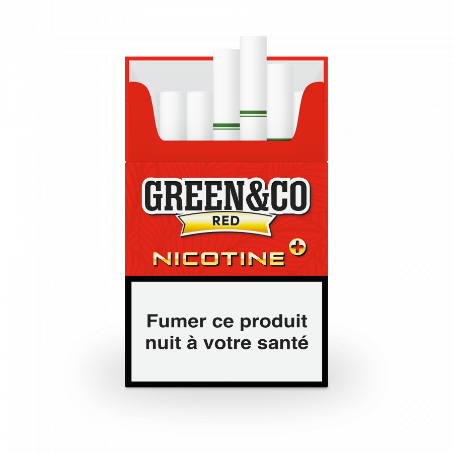 CIGARETTES GREEN&CO AVEC NICOTINE