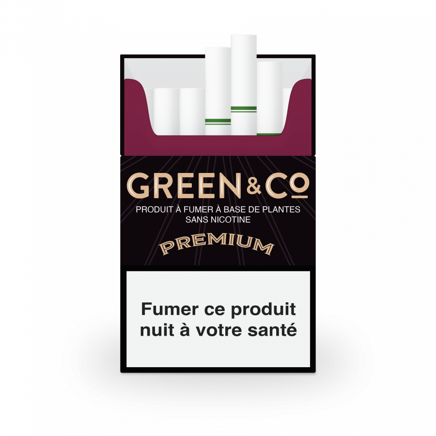 CIGARETTES GREEN&CO PREMIUM SANS NICOTINE