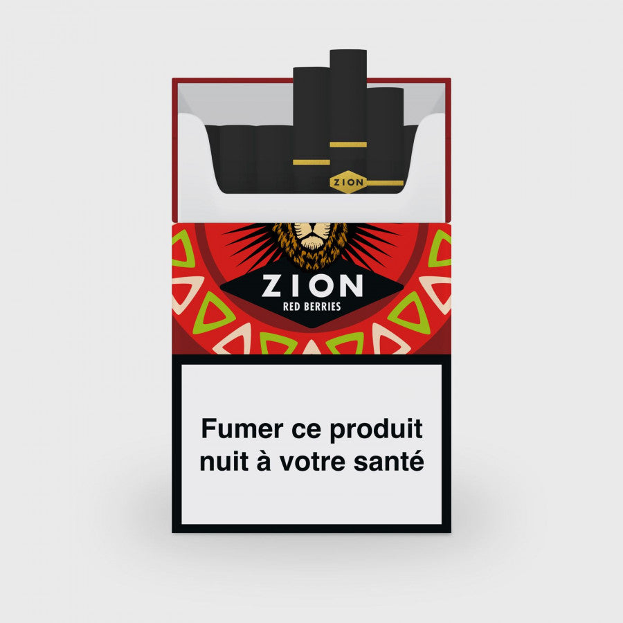 CIGARETTES ZION RED BERRIES SANS NICOTINE
