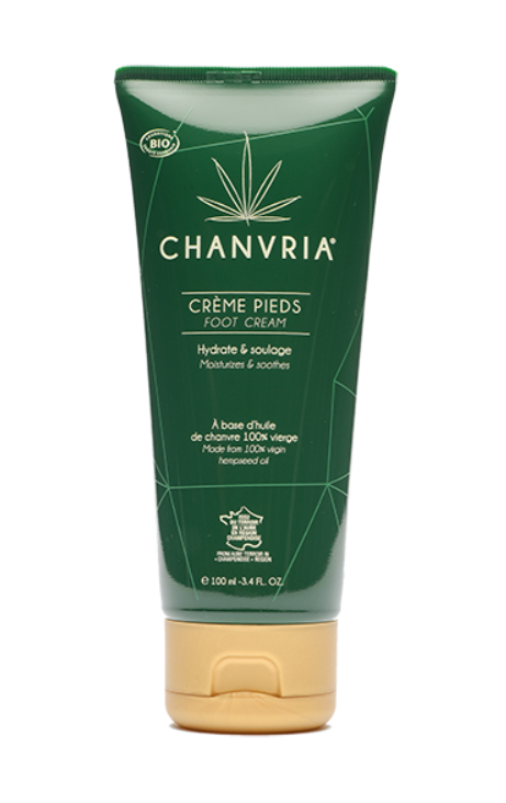 CRÈME PIEDS CHANVRE certifiée BIO 100 ML