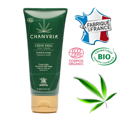 CRÈME PIEDS CHANVRE certifiée BIO 100 ML