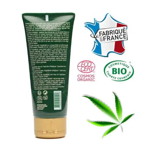 CRÈME PIEDS CHANVRE certifiée BIO 100 ML