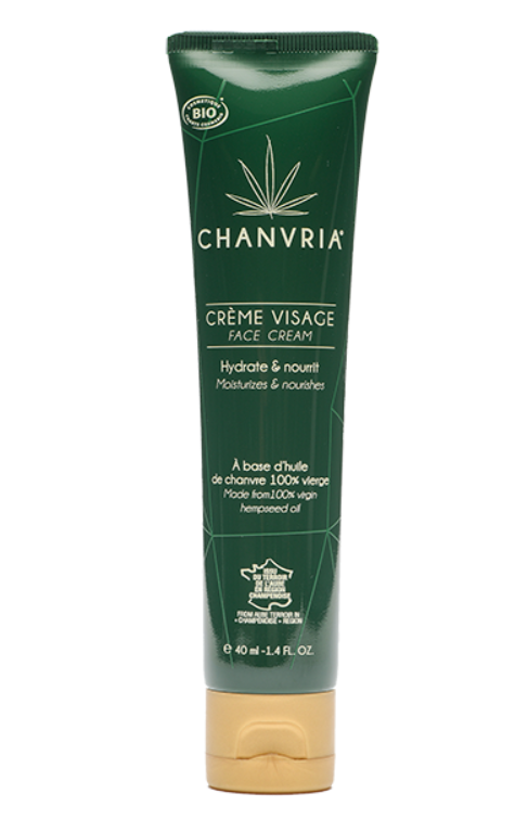 CRÈME VISAGE CHANVRE certifiée BIO 40 ML