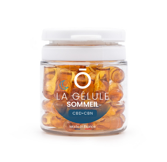 SOMMEIL : gélules CBD/CBN + Mélatonine