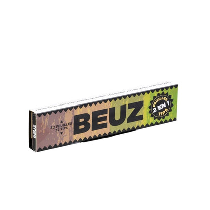 FEUILLES A ROULER BRUN SLIM + FILTRES BEUZ