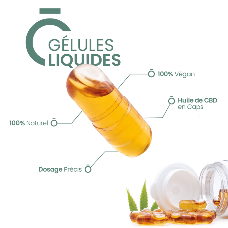 SOMMEIL : gélules CBD/CBN + Mélatonine