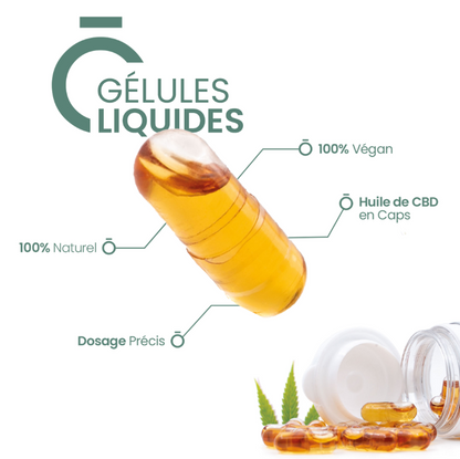 SOMMEIL : gélules CBD/CBN + Mélatonine