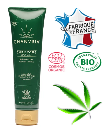 BAUME CORPS CHANVRE certifié BIO 150 ML