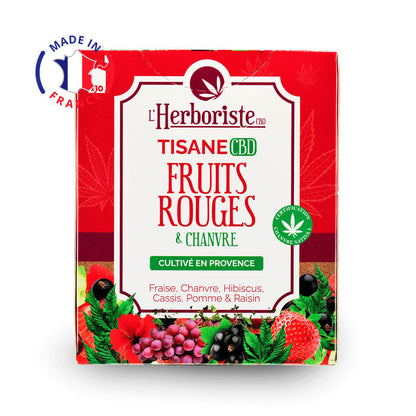 Tisane CBD Fruits Rouges & Chanvre