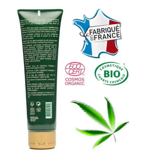BAUME CORPS CHANVRE certifié BIO 150 ML