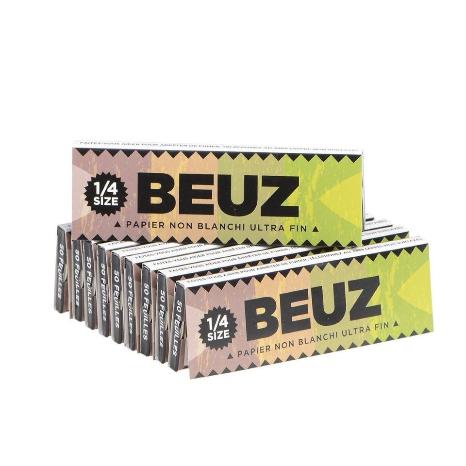 FEUILLES A ROULER BEUZ 1/4 BROWN X25