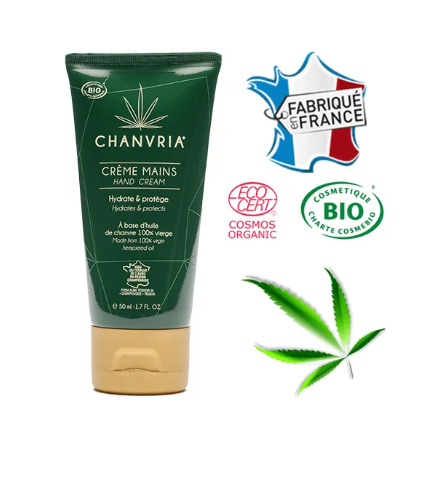 CRÈME MAINS CHANVRE certifiée BIO 50 ML