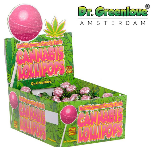 SUCETTE CANNABIS BUBBLE GUM X CANDY KUSH