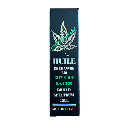 Huile de CBD 20% et 5% CBG Broad Spectrum