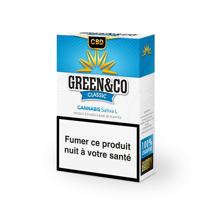 CIGARETTES GREEN&CO CLASSIC SANS NICOTINE