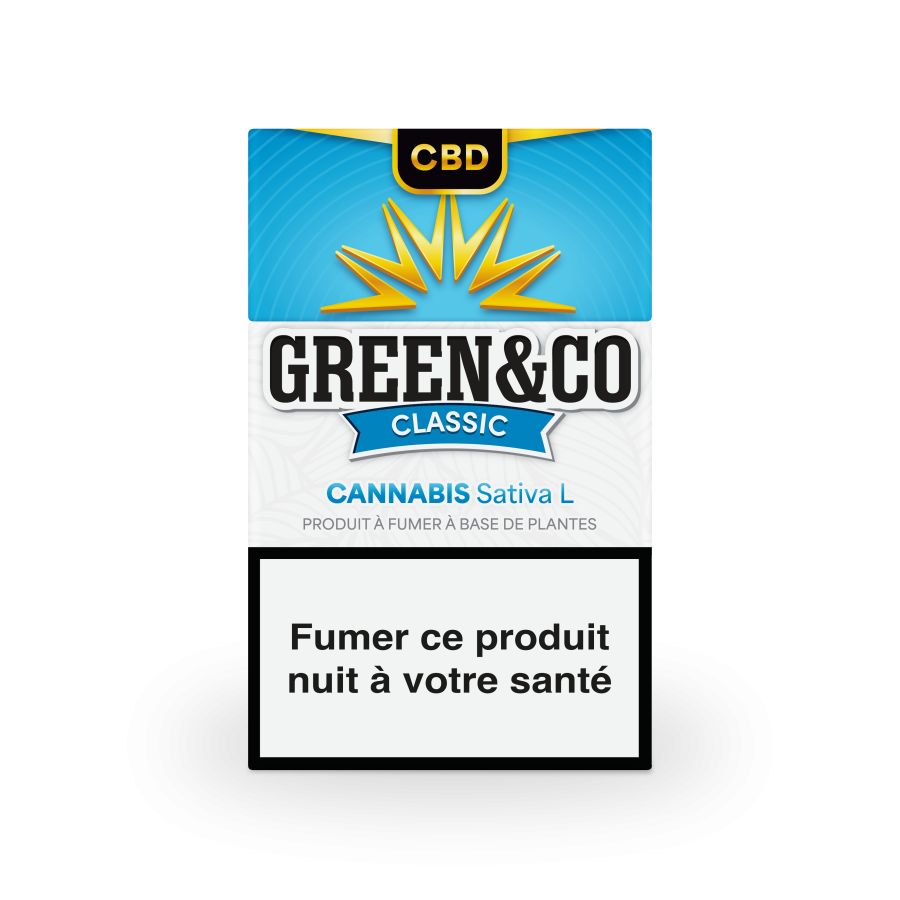 CIGARETTES GREEN&CO CLASSIC SANS NICOTINE