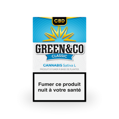 CIGARETTES GREEN&CO CLASSIC SANS NICOTINE