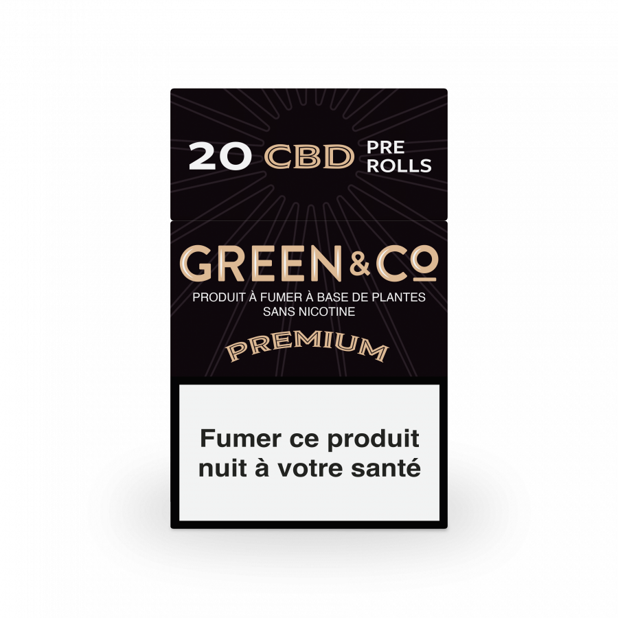 CIGARETTES GREEN&CO PREMIUM SANS NICOTINE