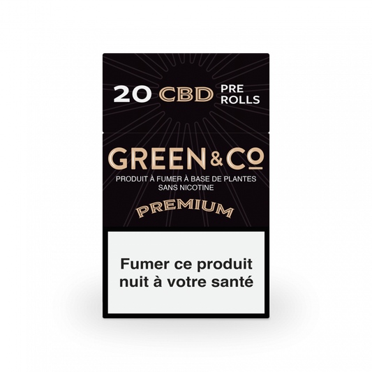 CIGARETTES GREEN&CO PREMIUM SANS NICOTINE