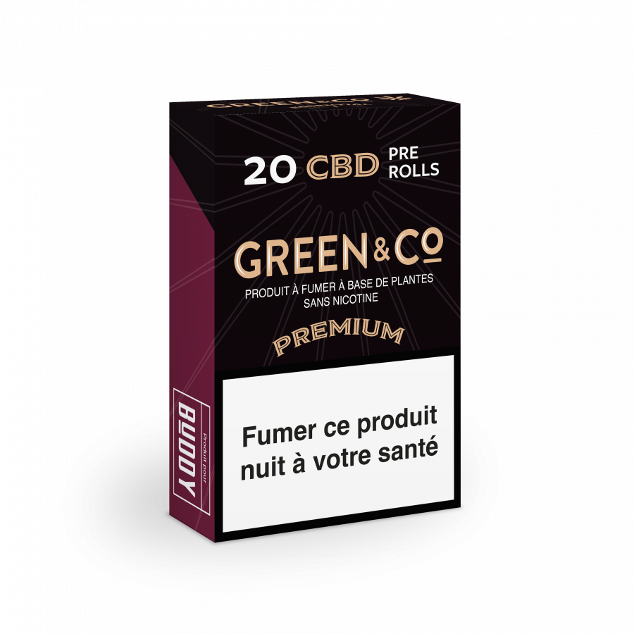 CIGARETTES GREEN&CO PREMIUM SANS NICOTINE
