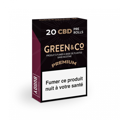 CIGARETTES GREEN&CO PREMIUM SANS NICOTINE