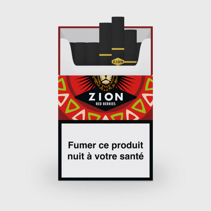 CIGARETTES ZION RED BERRIES SANS NICOTINE