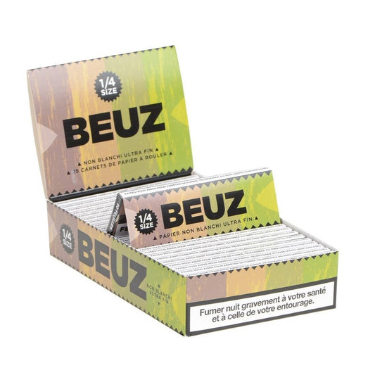 FEUILLES A ROULER BEUZ 1/4 BROWN X25